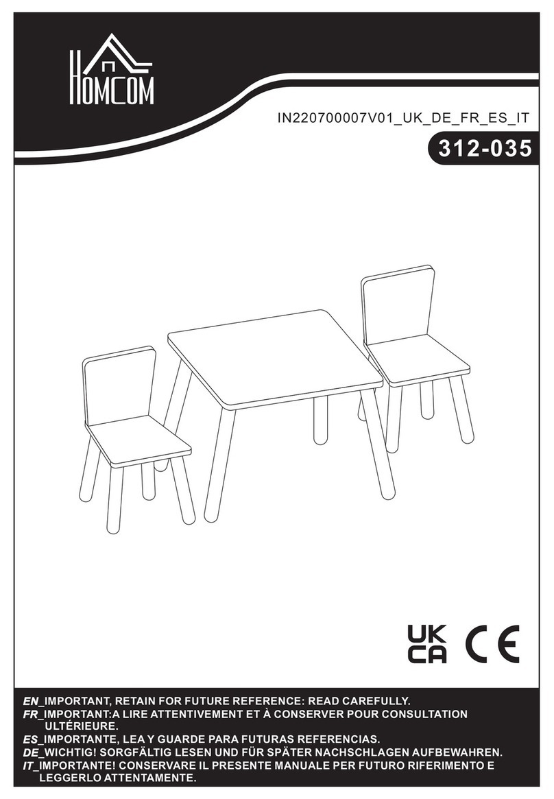 HOMCOM 312-035 User manual HOMCOM 312-035 User manual