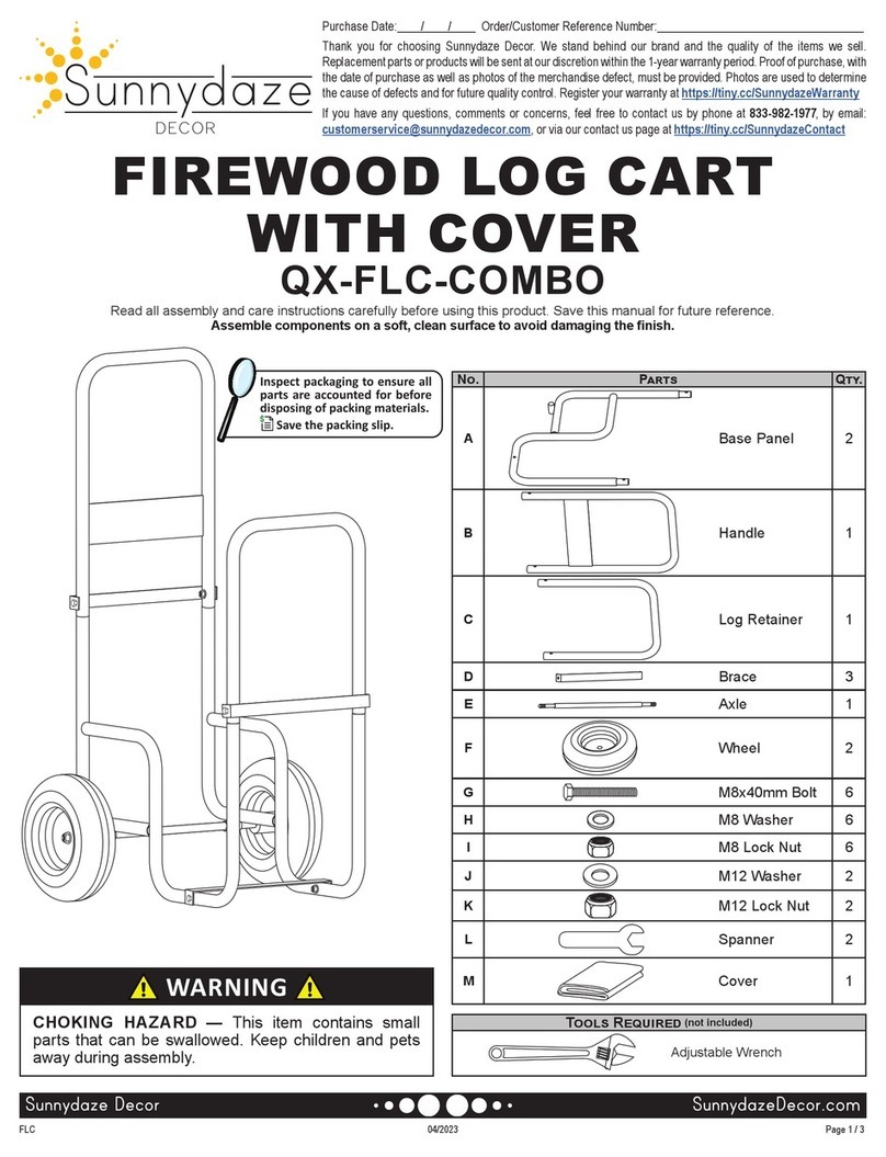 Sunnydaze Decor QX-FLC-COMBO manual