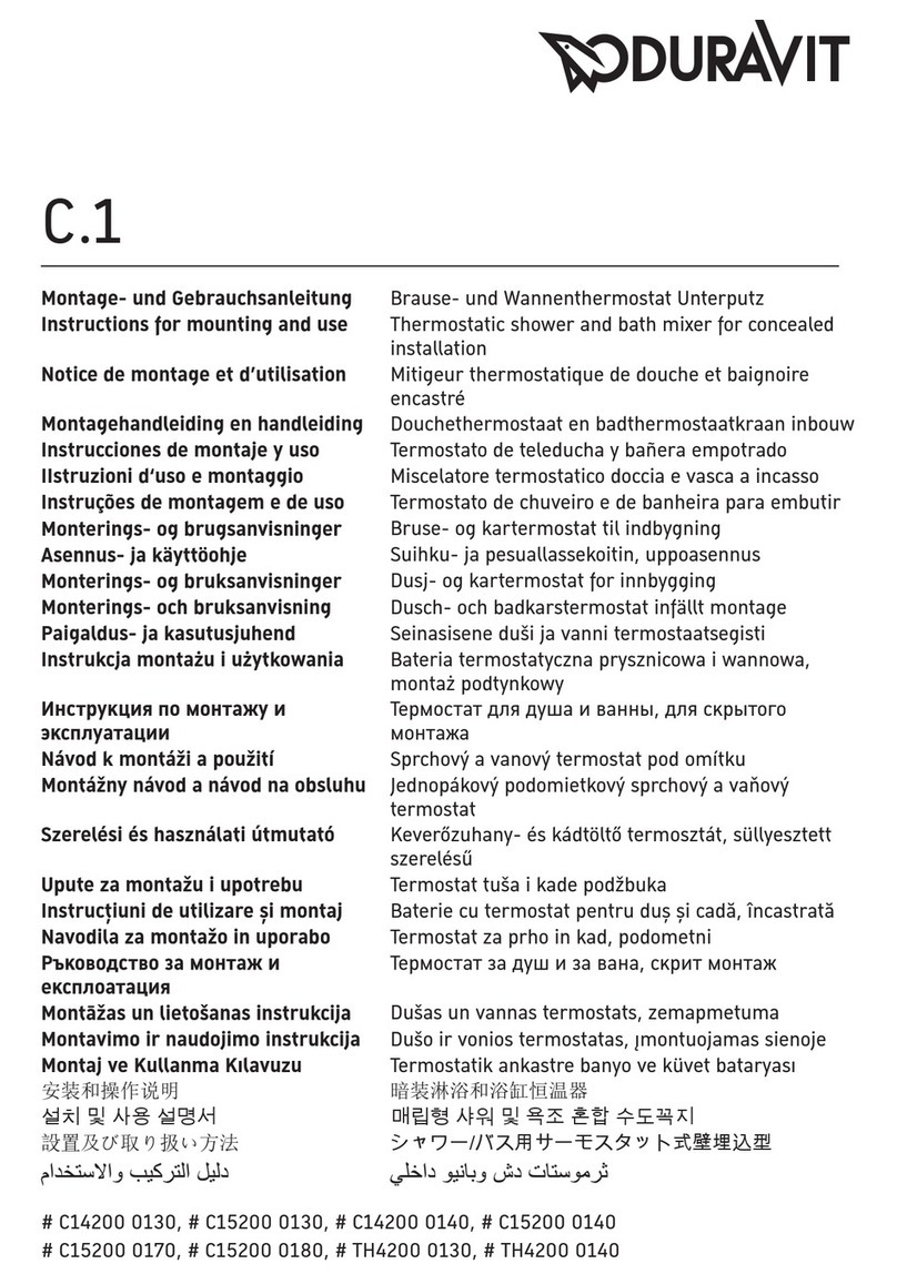 DURAVIT C.1 Series Manual