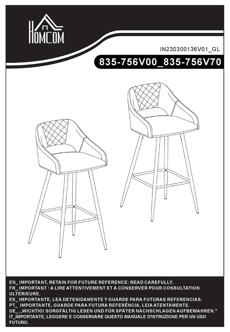HOMCOM 835-756V00 User manual HOMCOM 835-756V00 User manual