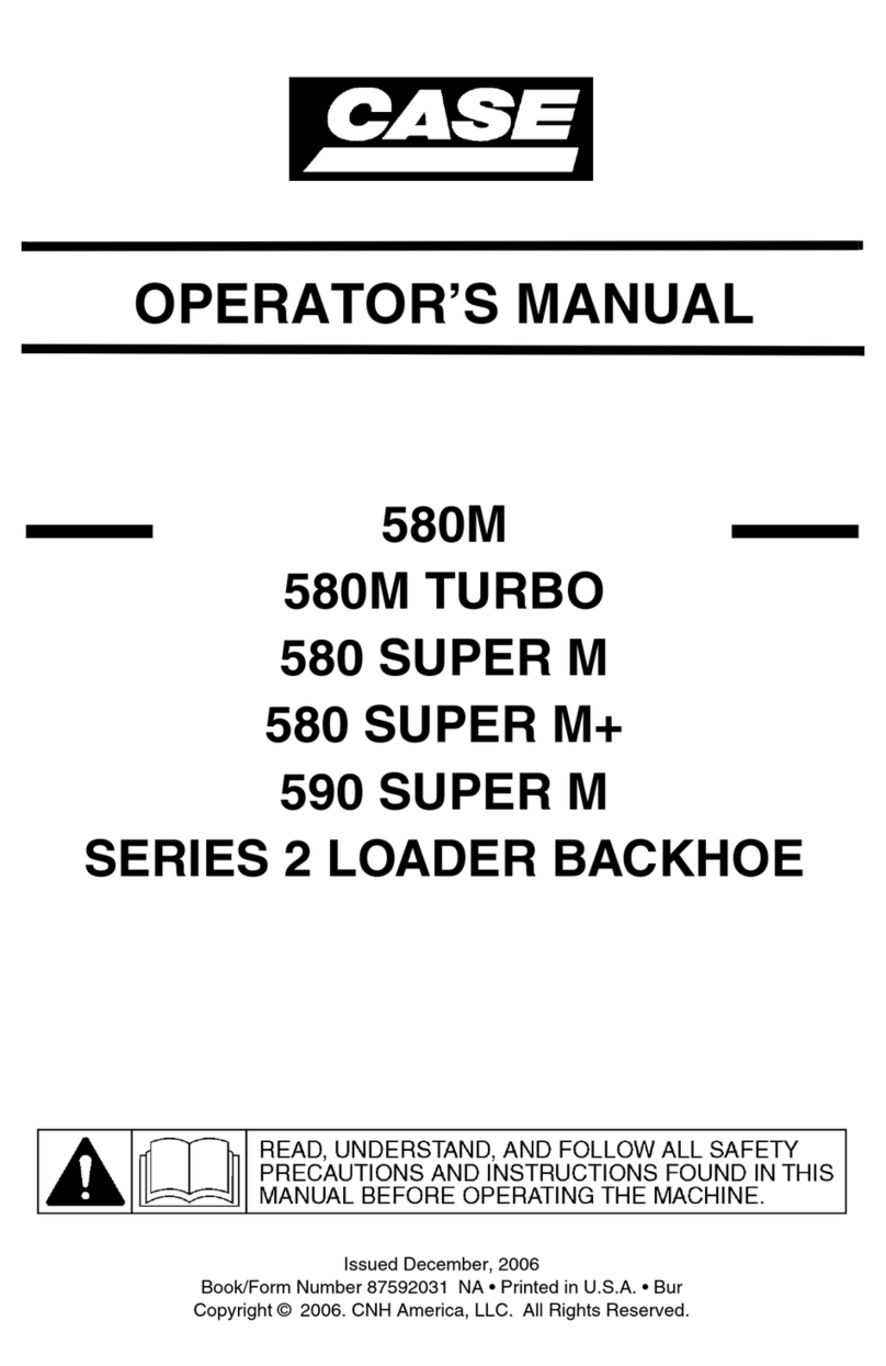 Case 580M User manual