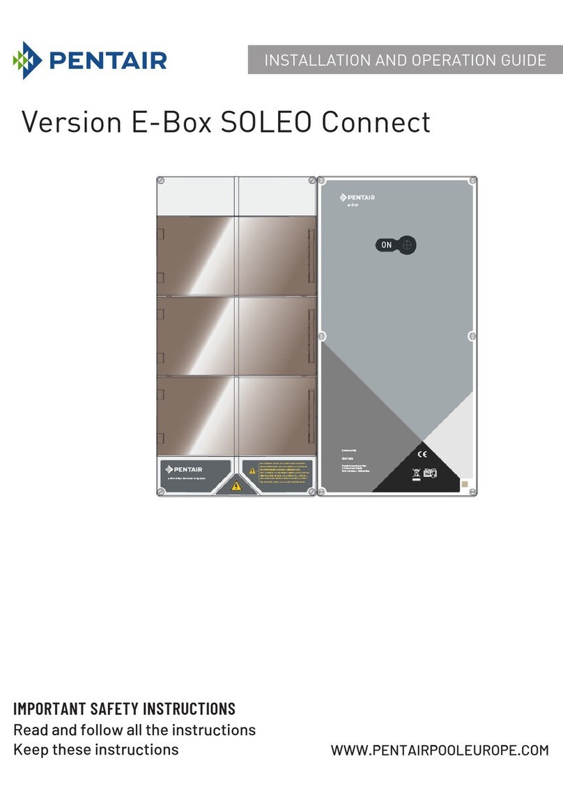 Pentair E-Box SOLEO Connect Installation and operation guide