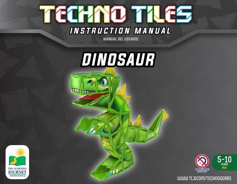 The Learning Journey TECHNO TILES DINOSAUR User manual
