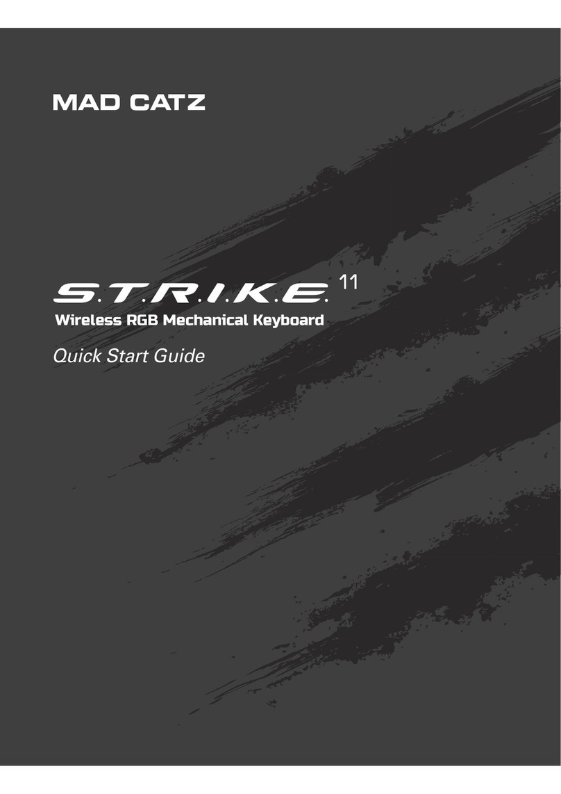 Mad Catz S.T.R.I.K.E. 11 quick start guide