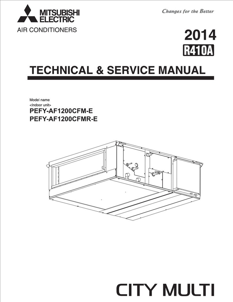Mitsubishi Electric CITY MULTI PEFY-AF1200CFM-E Operating manual
