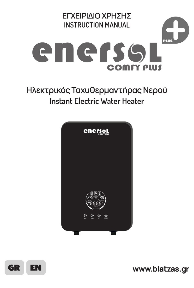 Enersol COMFY PLUS instruction manual