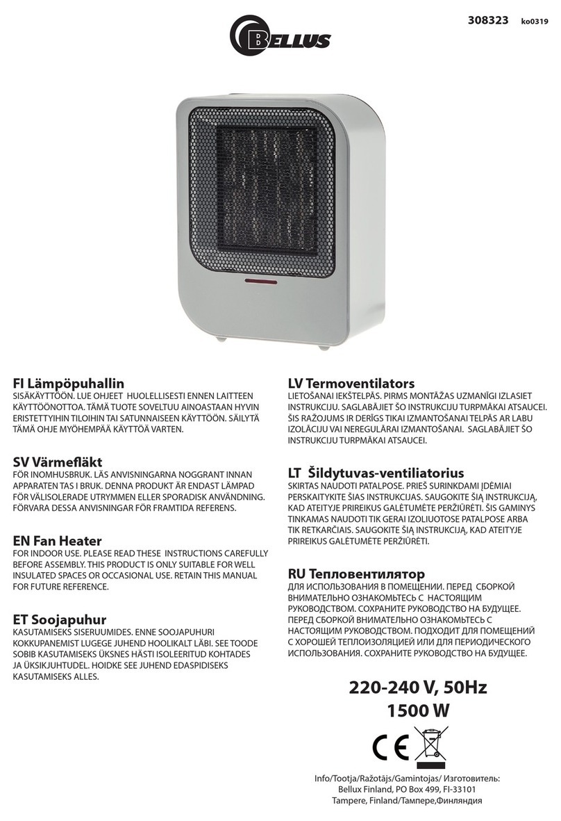 Bellus PTC15 manual