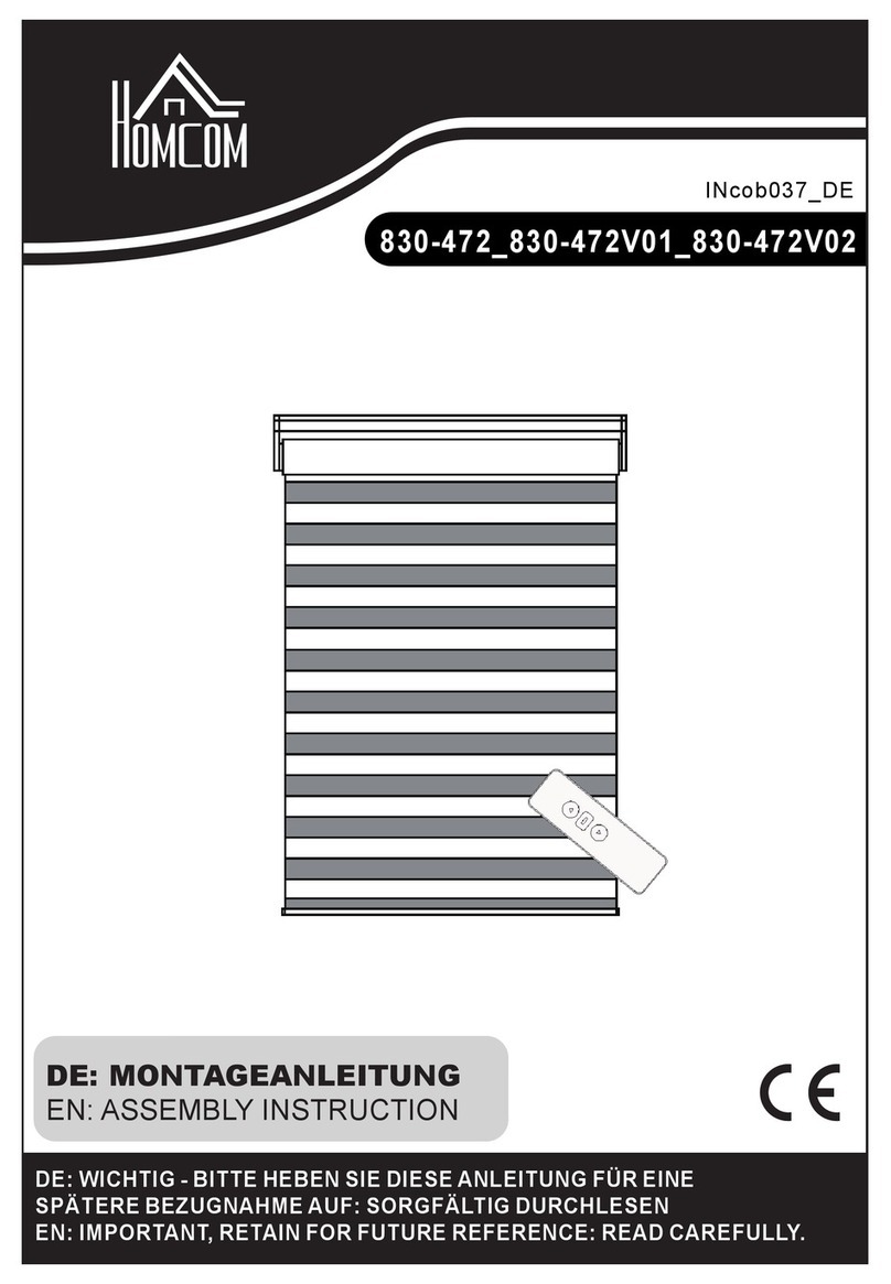 HOMCOM 830-472 Assembly instruction HOMCOM 830-472 Assembly instruction