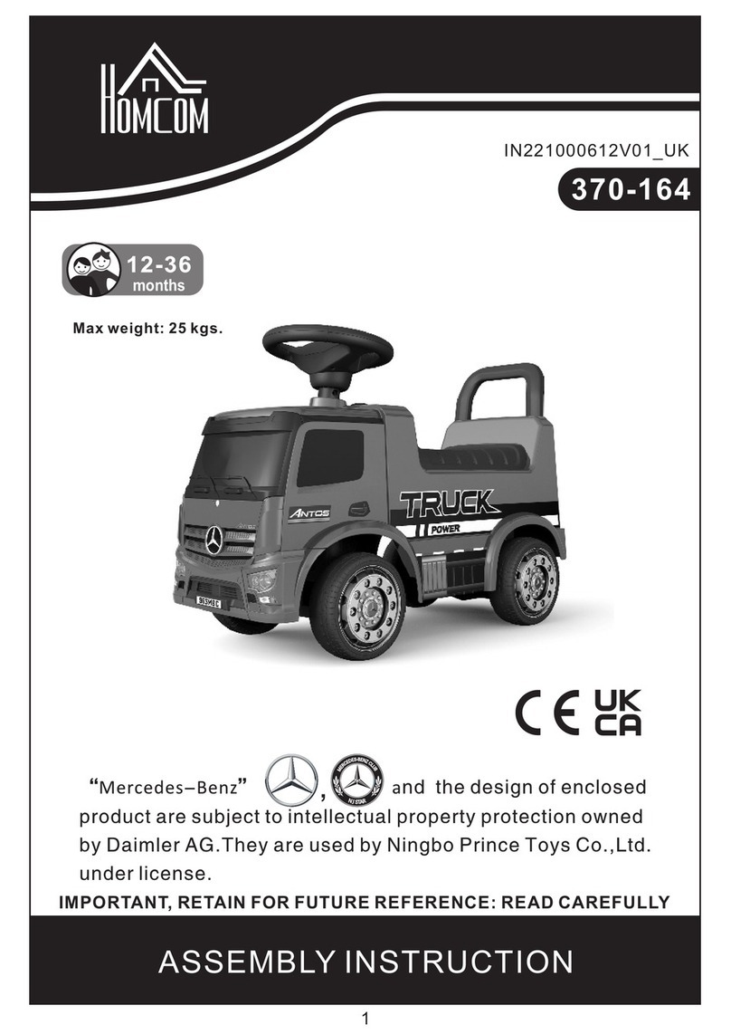 HOMCOM 370-164 Assembly instruction HOMCOM 370-164 Assembly instruction