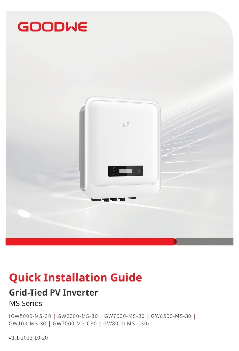 Goodwe GW5000-MS-30 User manual