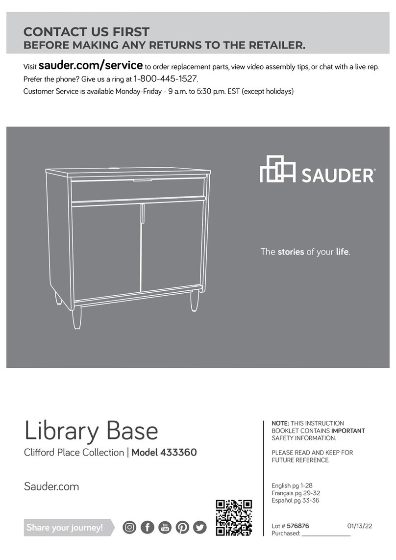 Sauder Clifford Place 433360 User manual