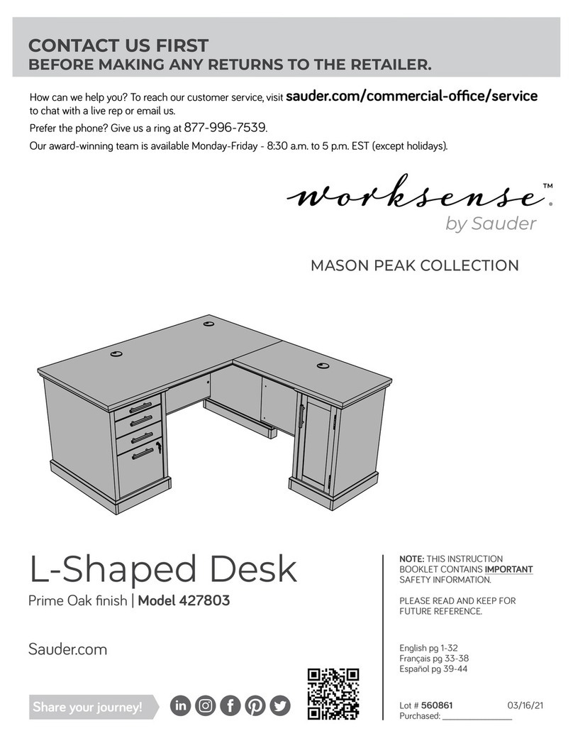 SA MASON PEAK woorksense 427803 manual