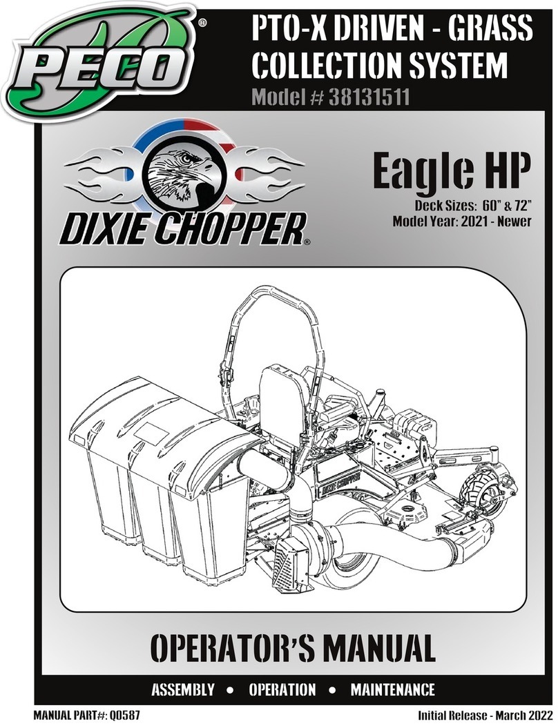 Peco DIXIE CHOPPER 38131511 Operator's manual