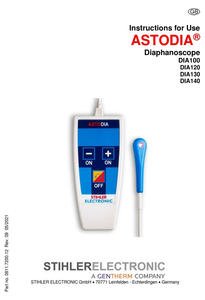 Gentherm STIHLER ELECTRONIC ASTODIA DIA100 Instructions for use Gentherm STIHLER ELECTRONIC ASTODIA DIA100 Instructions for use