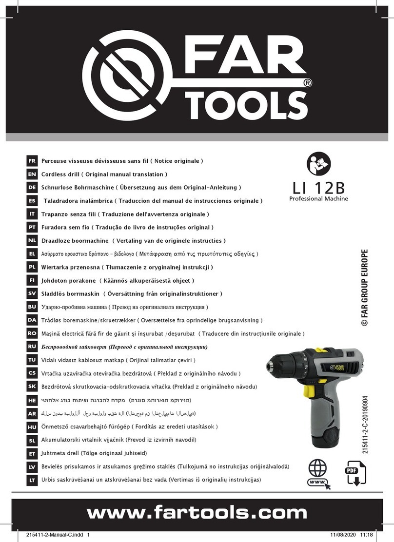 Far Tools LI 12B Original manual translation