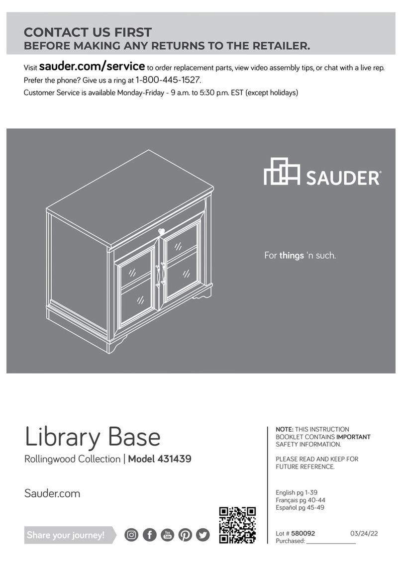 Sauder Rollingwood 431439 User manual