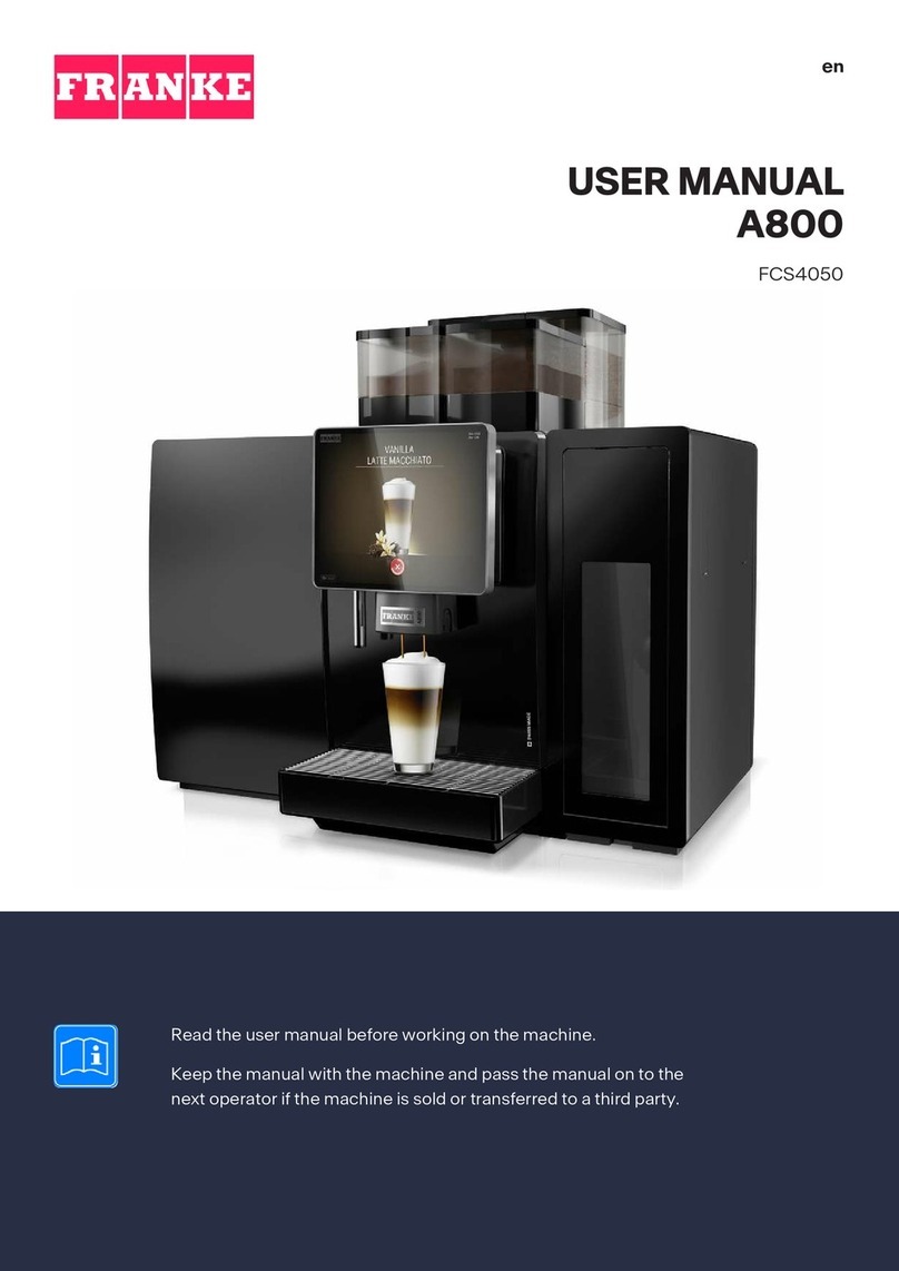 Franke A800 User manual