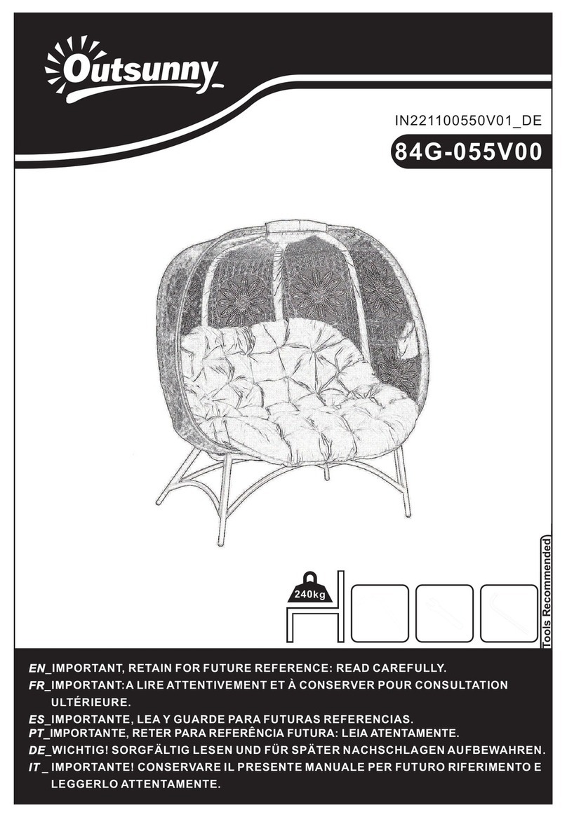 Outsunny 84G-055V00 manual Outsunny 84G-055V00 manual