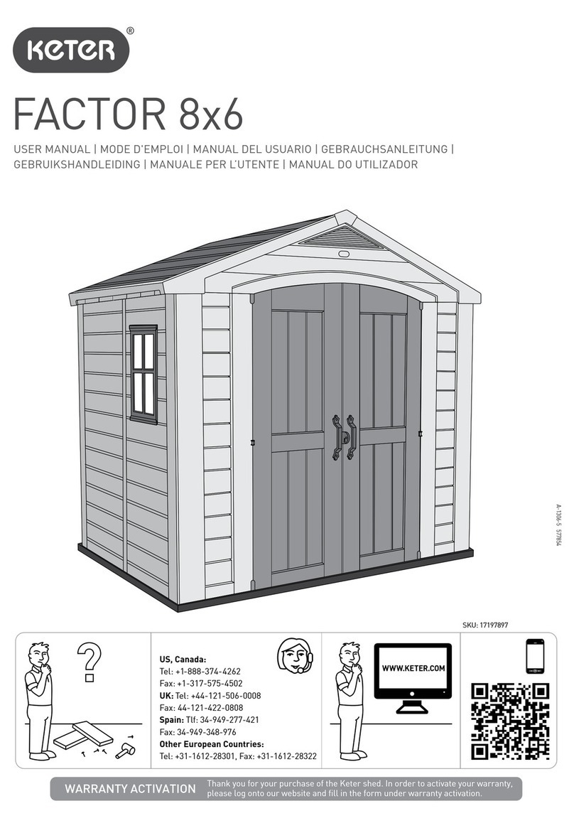 Keter FACTOR 8x6 User manual