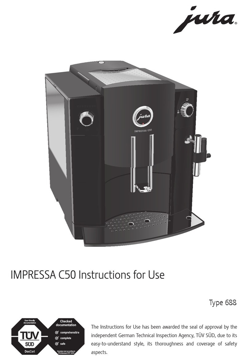 Jura 688 Instructions for use