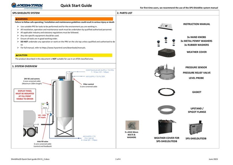 envea HYCONTROL SHIELD Lite quick start guide