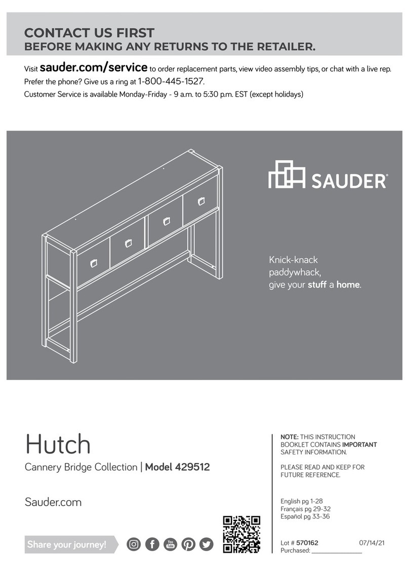 Sauder Cannery Bridge 429512 User manual