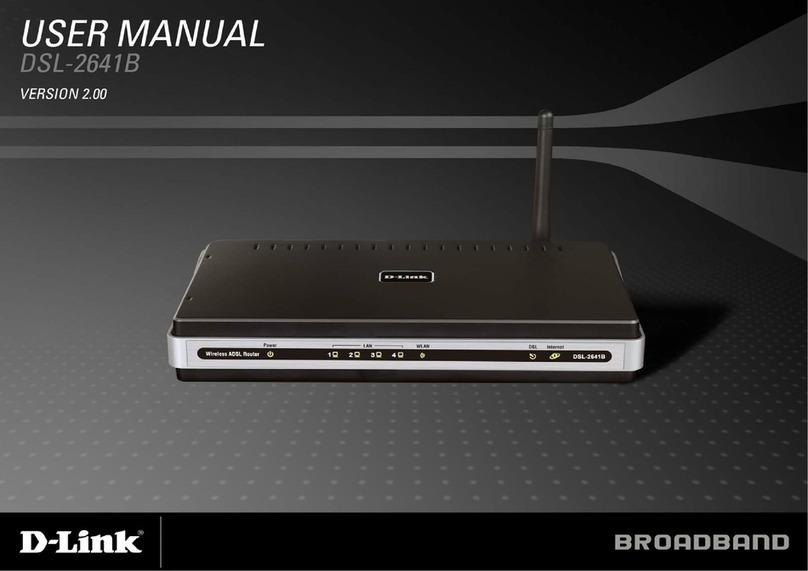 D-Link DSL-2641B - Wireless G Router User manual