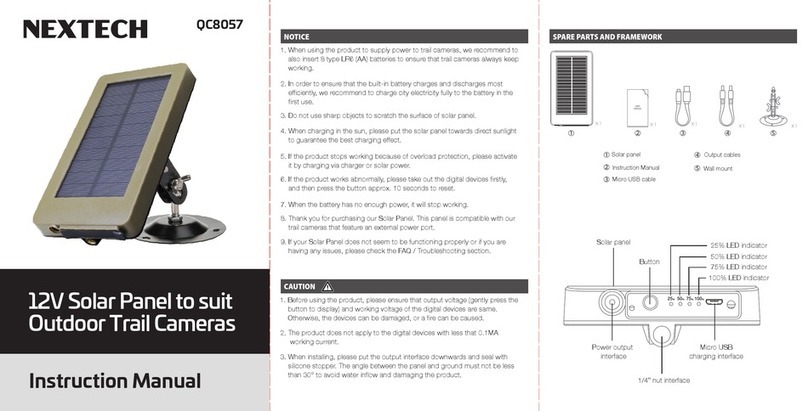 Nex-tech QC8057 instruction manual