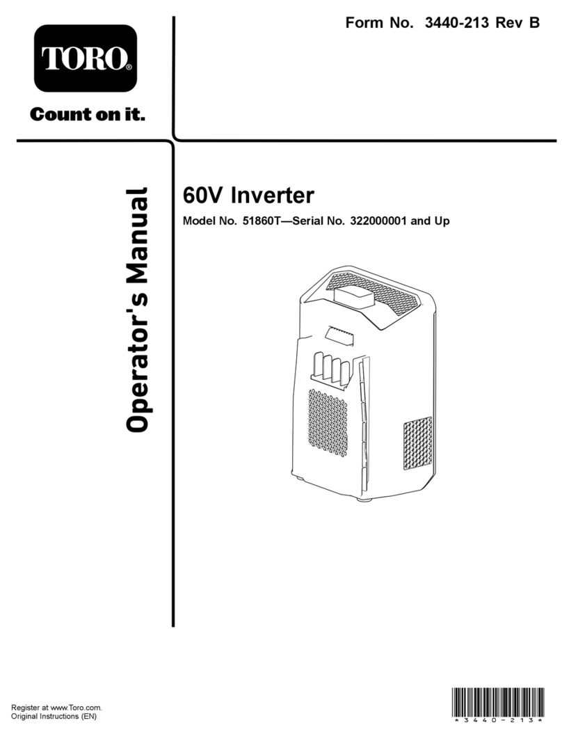 Toro 51860T Operator's manual