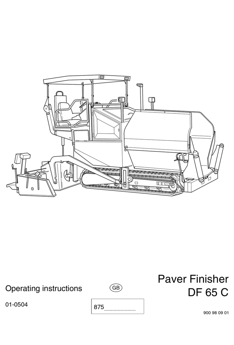 Dynapac SVEDALA DEMAG DF 65 C operating instructions