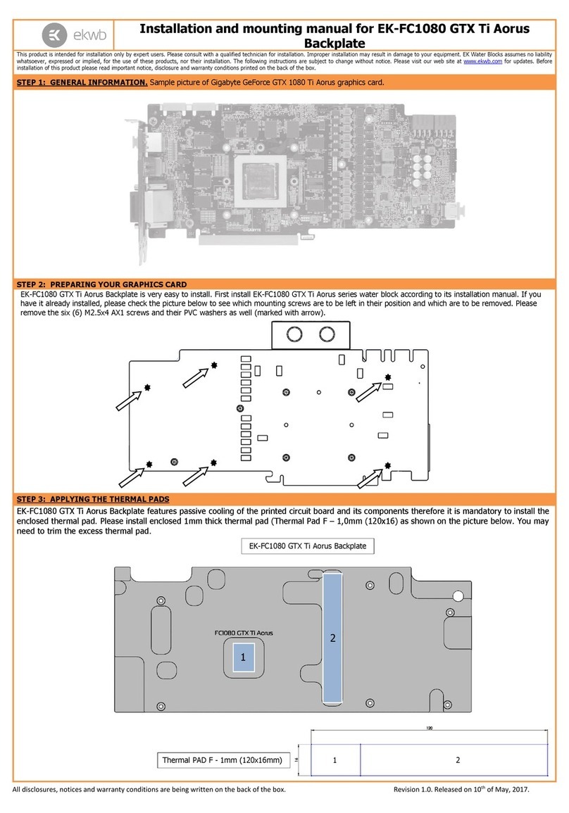 ekwb GTX 1080 Ti Aorus Backplate Guide