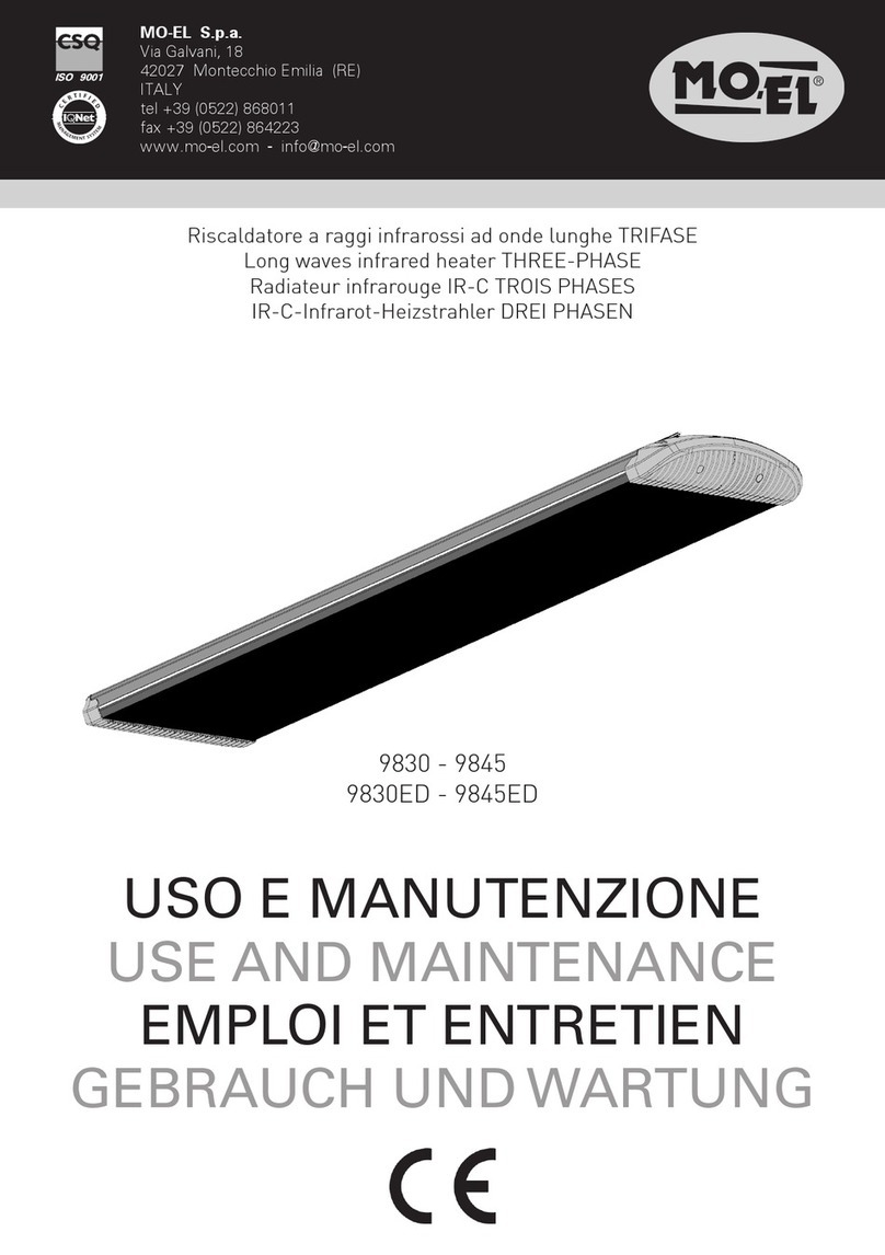 MO-EL 9830ED User guide