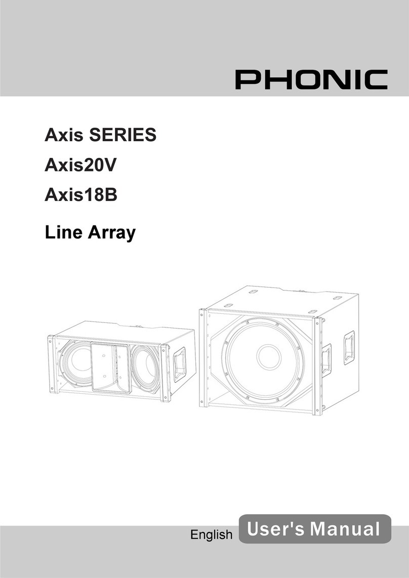 Phonic Axis Series user manual