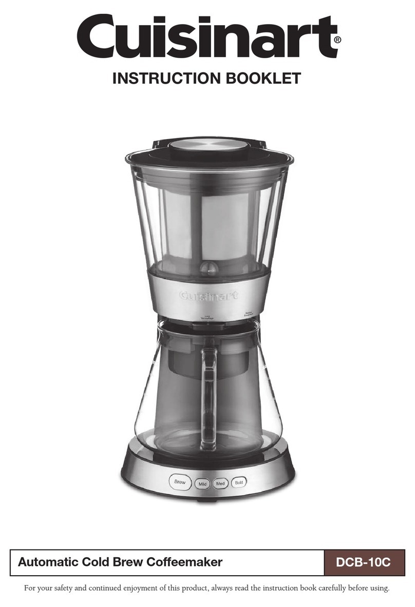 Cuisinart DCB-10C User manual Cuisinart DCB-10C User manual