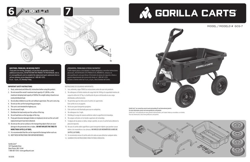 Gorilla Carts GCG-7 manual