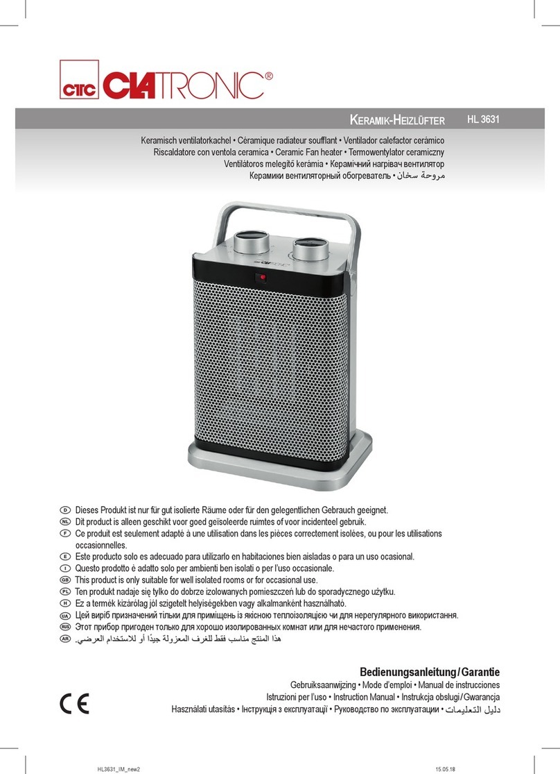 CTC Union CLATRONIC HL 3631 instruction manual