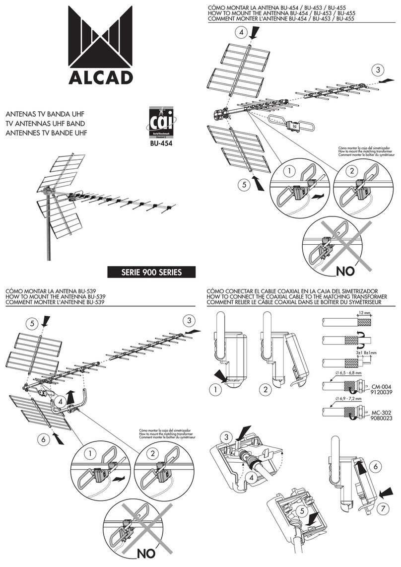 Alcad BU-454 manual