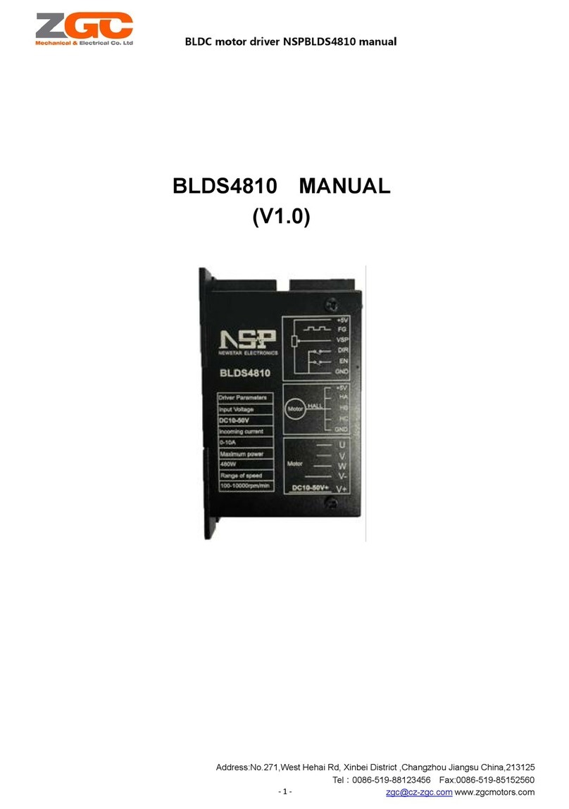 ZGC NSPBLDS4810 manual