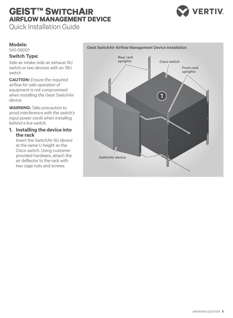 Vertiv GEIST SA1-09001 User manual Vertiv GEIST SA1-09001 User manual