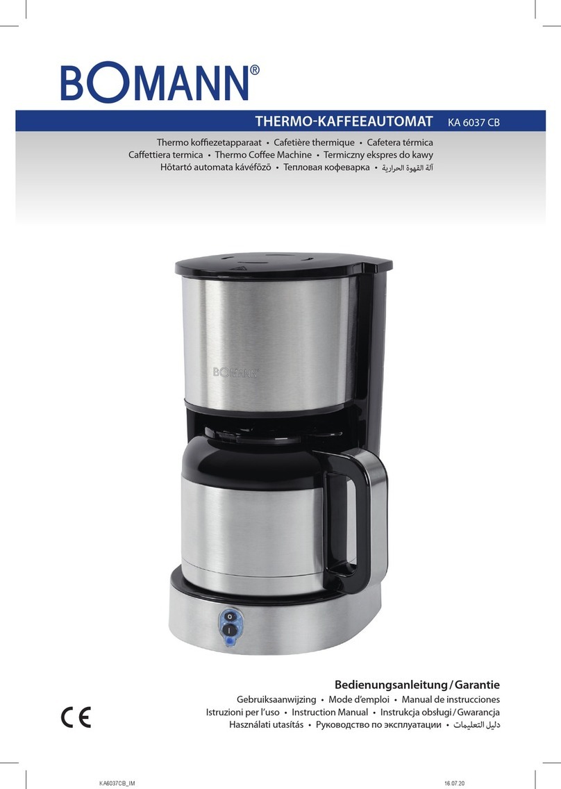 BOMANN KA 6037 CB instruction manual