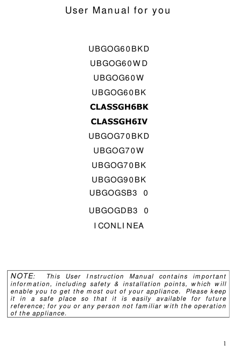 Culina CLASSGH6BK user manual