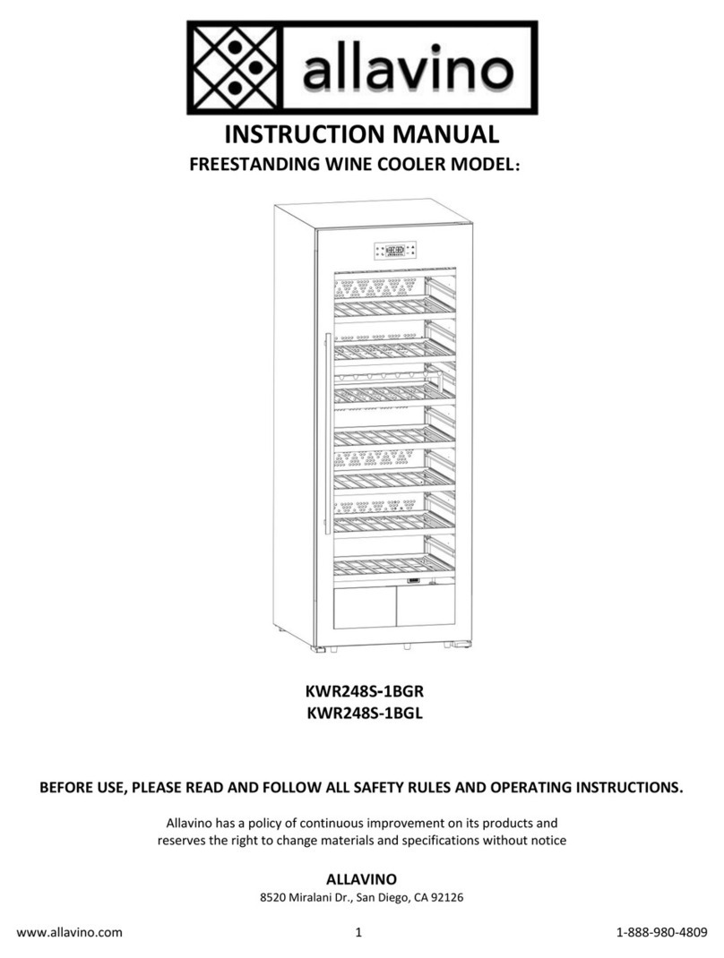 Allavino KWR248S-1BGR User manual