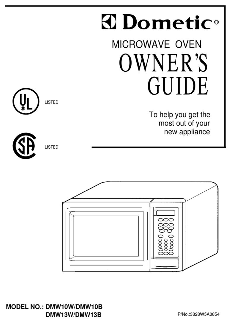 Dometic DMW10W owner's guide