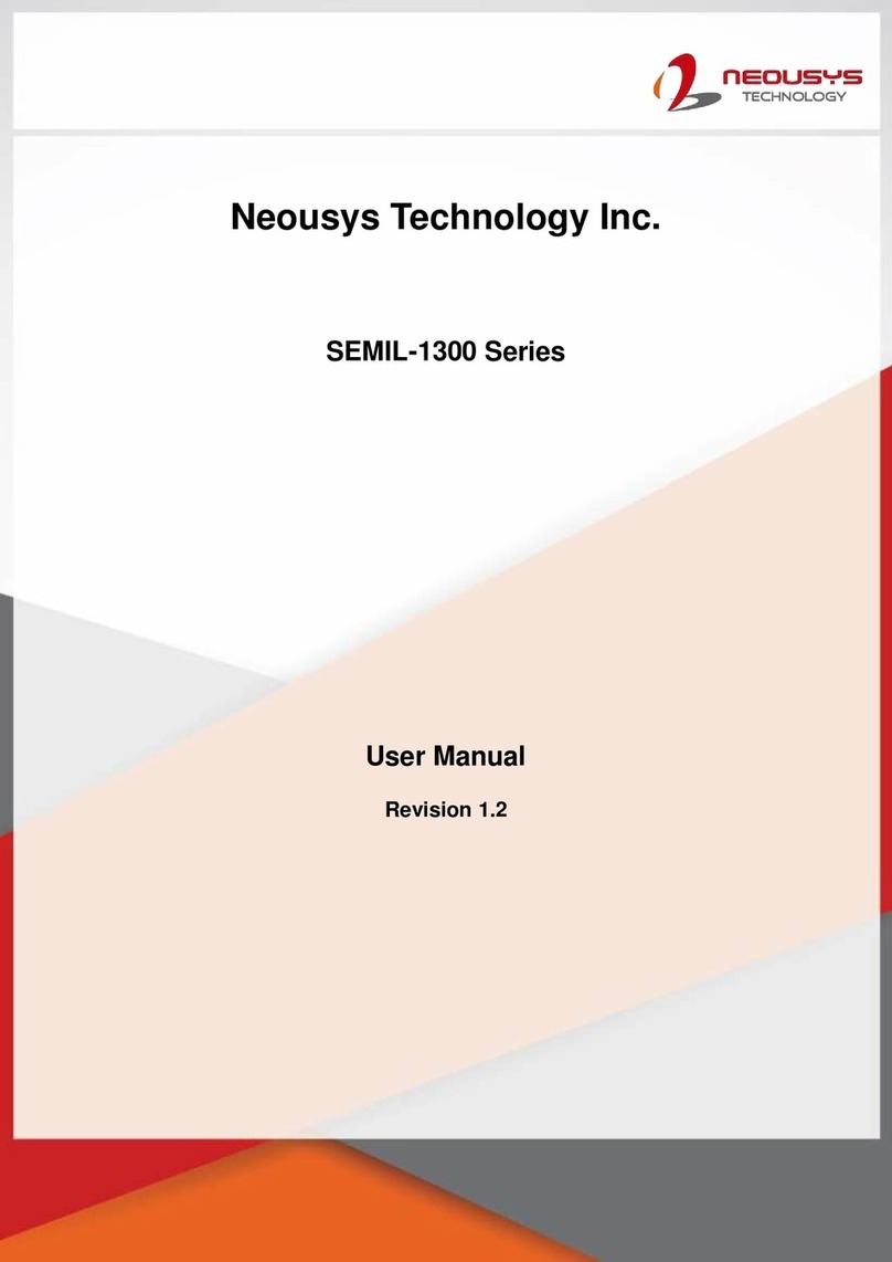 Neousys Technology SEMIL-1300 Series User manual
