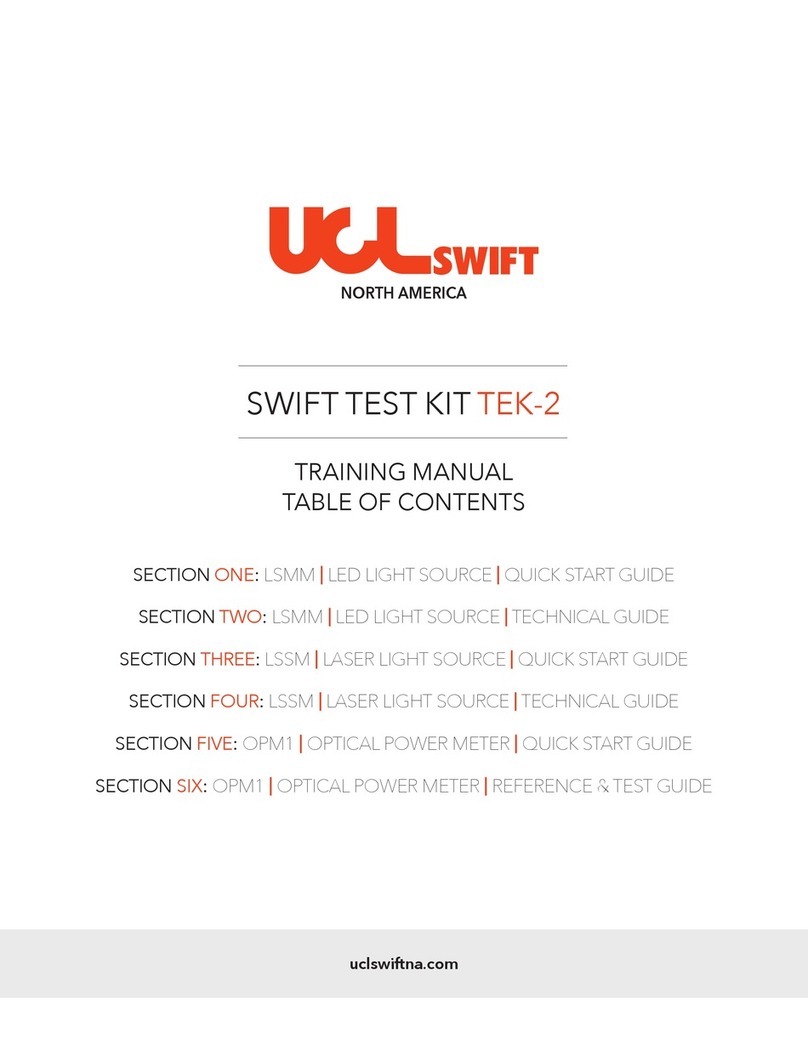 UCL SWIFT TEK-2 Installation guide