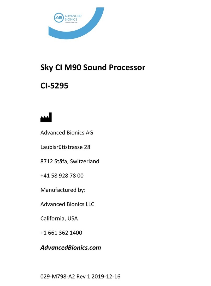 Advanced Bionics CI-5295 User manual