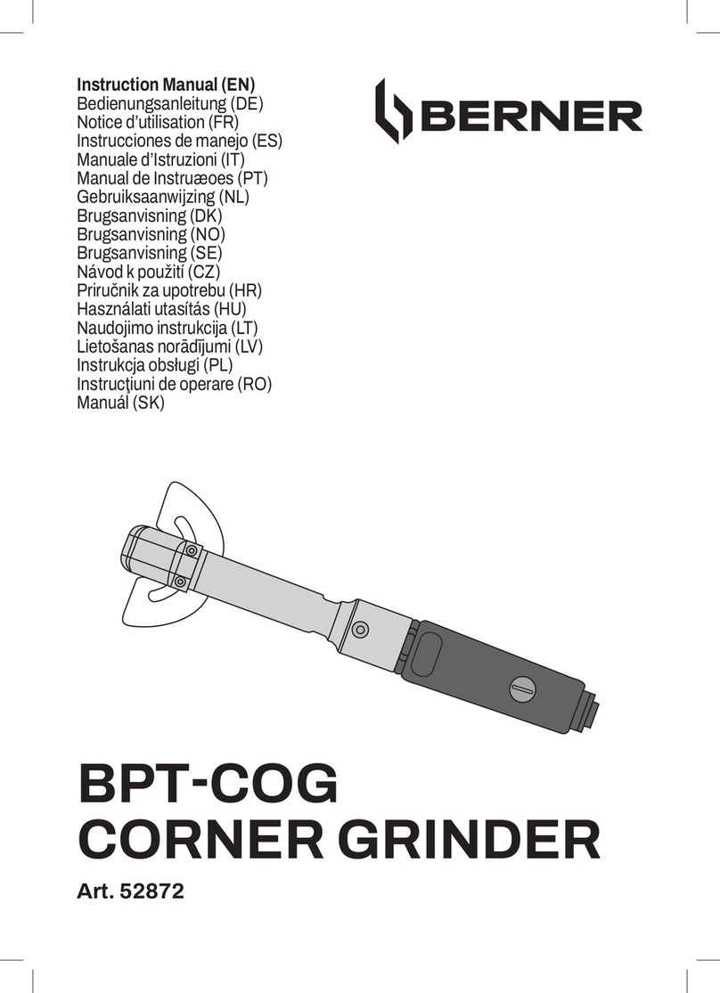 Berner 52872 instruction manual