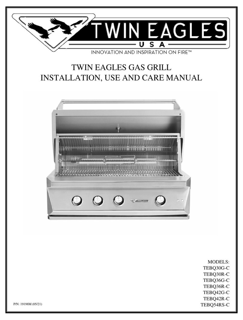 Twin Eagles TEBQ36G-C Installation use and care manual