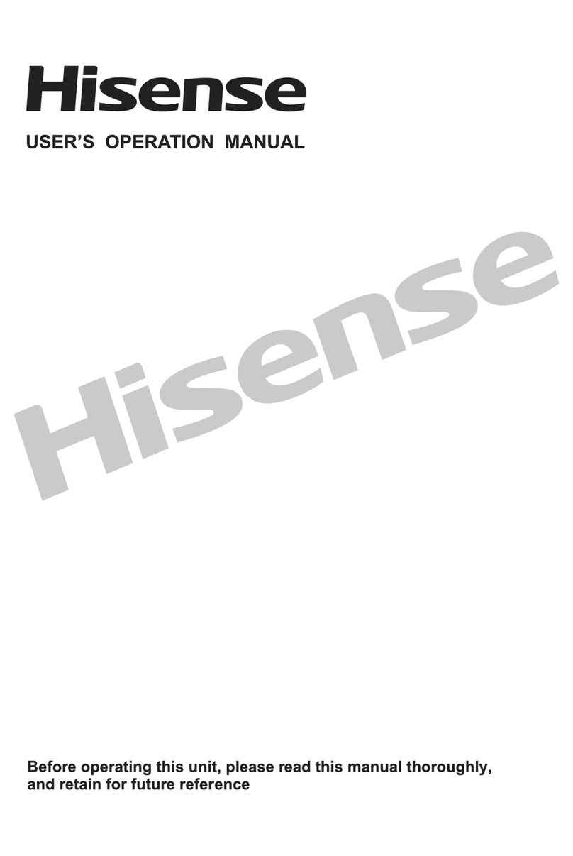 Hisense 3 Series Mounting instructions