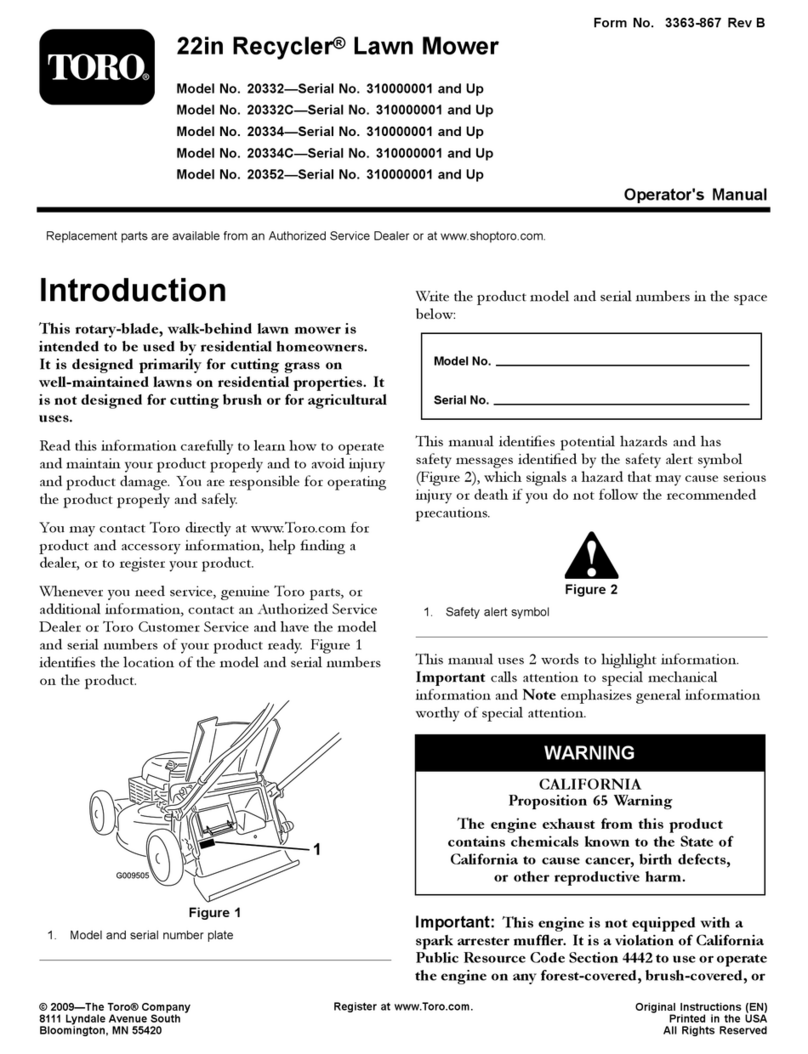 Toro Recycler 20334C User manual